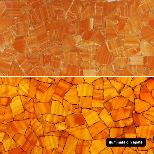 MAER CHARME Gold - Calcite Orange prin C2Studio